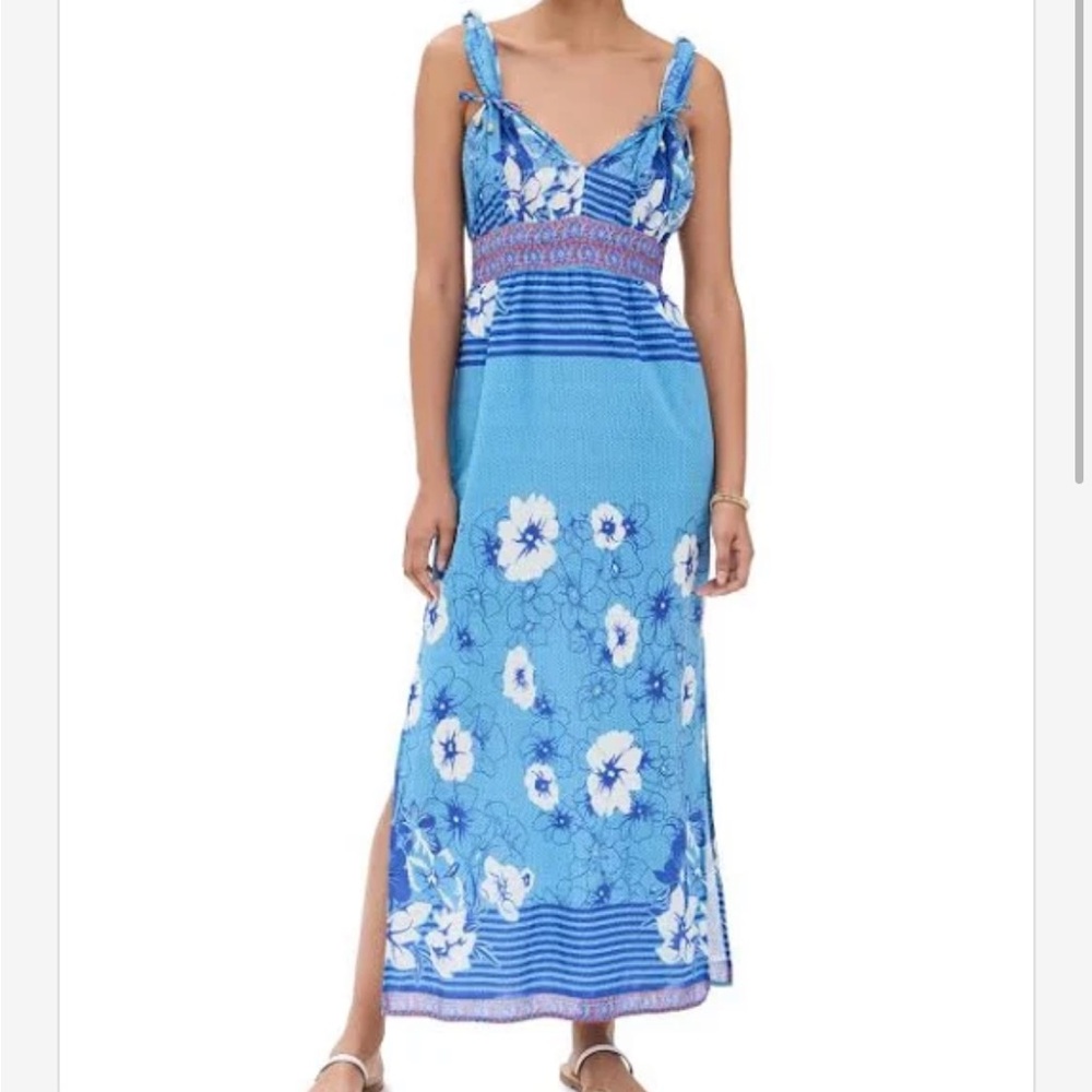 Alicia Bell NWT Maxi Dress Blue Floral Medium